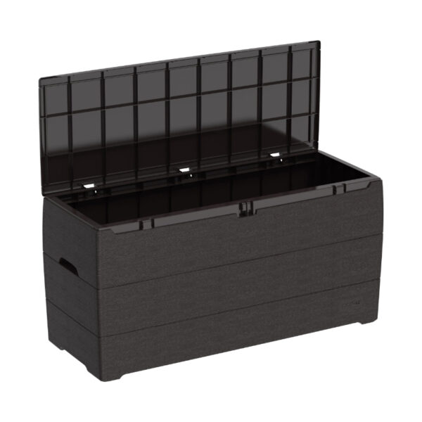 Caja de resina para exteriores Duramax de 71 galones, organizador de muebles de jardín - Imagen 2