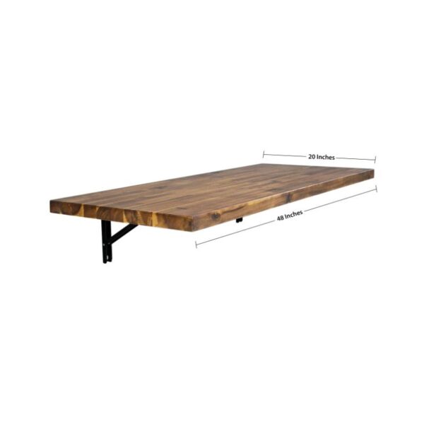 Banco de trabajo/mesa/escritorio plegable de pared DuraMax Spence de 48" de 20" x 48" - Imagen 3