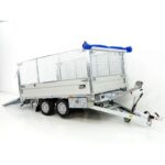 Volquete multitrasero twintrailer TT30-30 3.0t|183x309x40/120cm|tandem|net