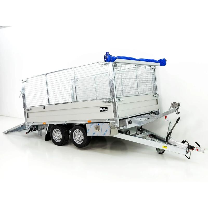 Volquete multitrasero twintrailer TT30-30 3.0t|183x309x40/120cm|tandem|net