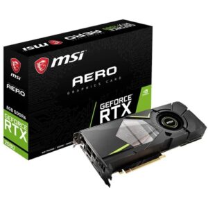 MSI GAMING GeForce RTX 2080 8GB GDDR6 Tarjeta Gráfica RTX 2080 AERO 8G